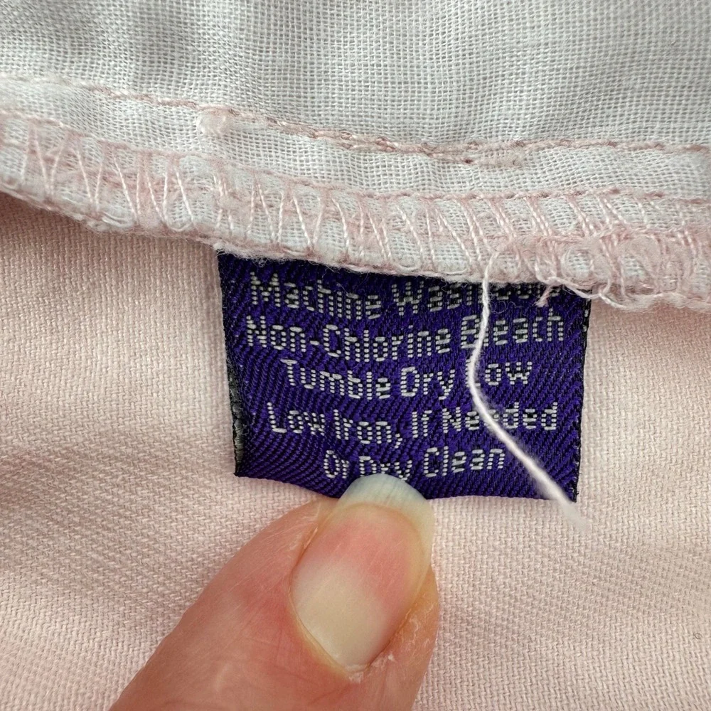 Alan Flusser Chino Shorts Mens 36 Pink Kentucky Derby Jockey Horse Mint Julep